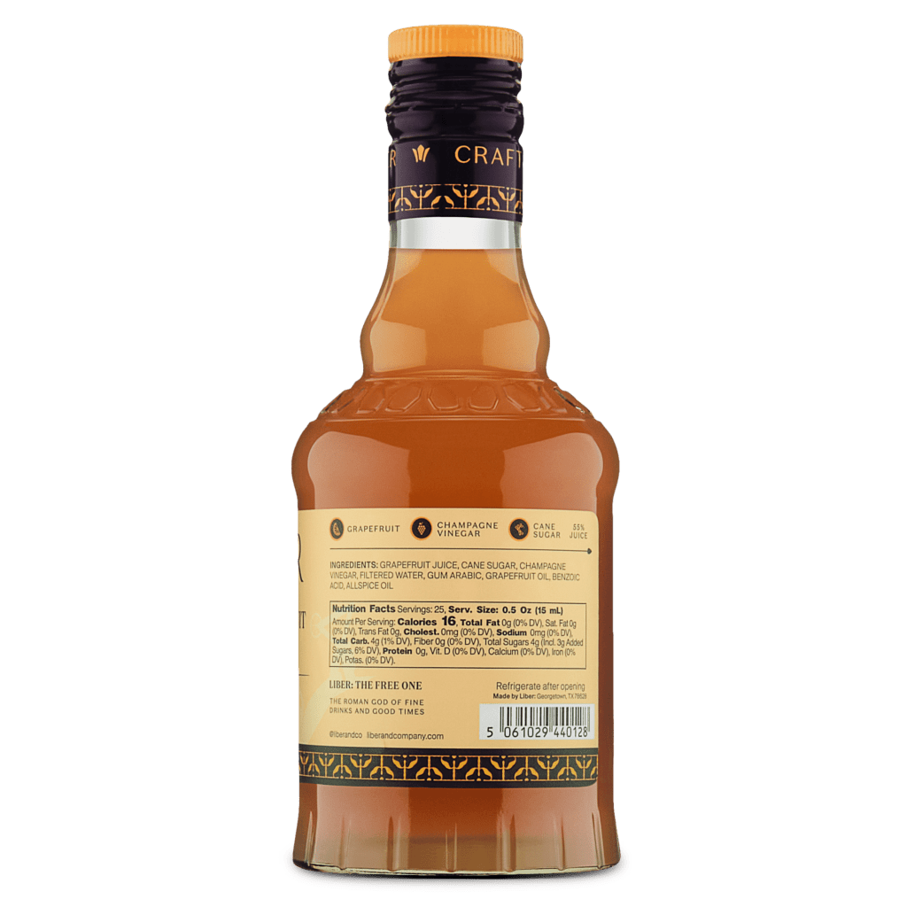 Texas Grapefruit Shrub - Tipsy Cocktail Supply Co.