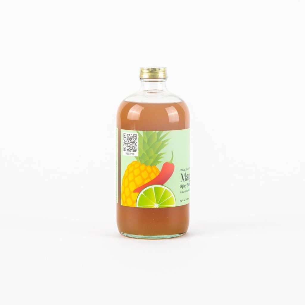 Margarita (Spicy Pineapple & Lime) Cocktail & Mocktail Mixer, 16 fl oz - Tipsy Cocktail Supply Co.