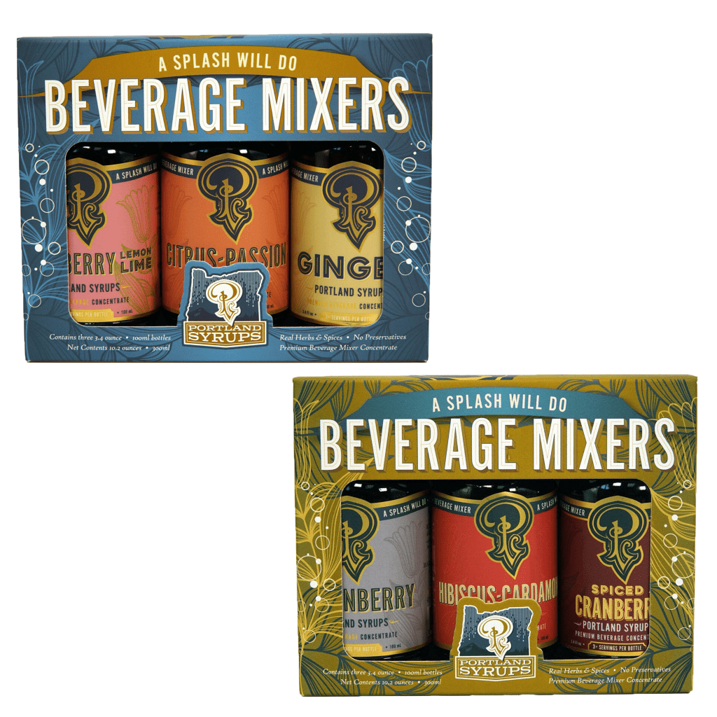 3 Pack Sampler Pack, Set of 2, Blue and Gold Boxes - Tipsy Cocktail Supply Co.
