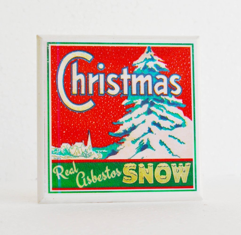 Let it Snow - Vintage Christmas Coaster Set - Tipsy Cocktail Supply Co.