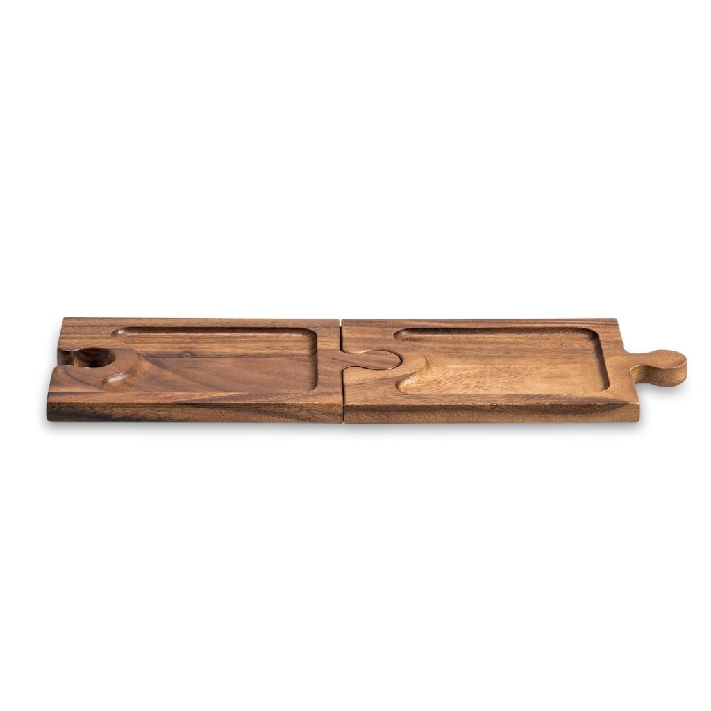 Personal Charcuterie and Wine Glass Holder - Tipsy Cocktail Supply Co.