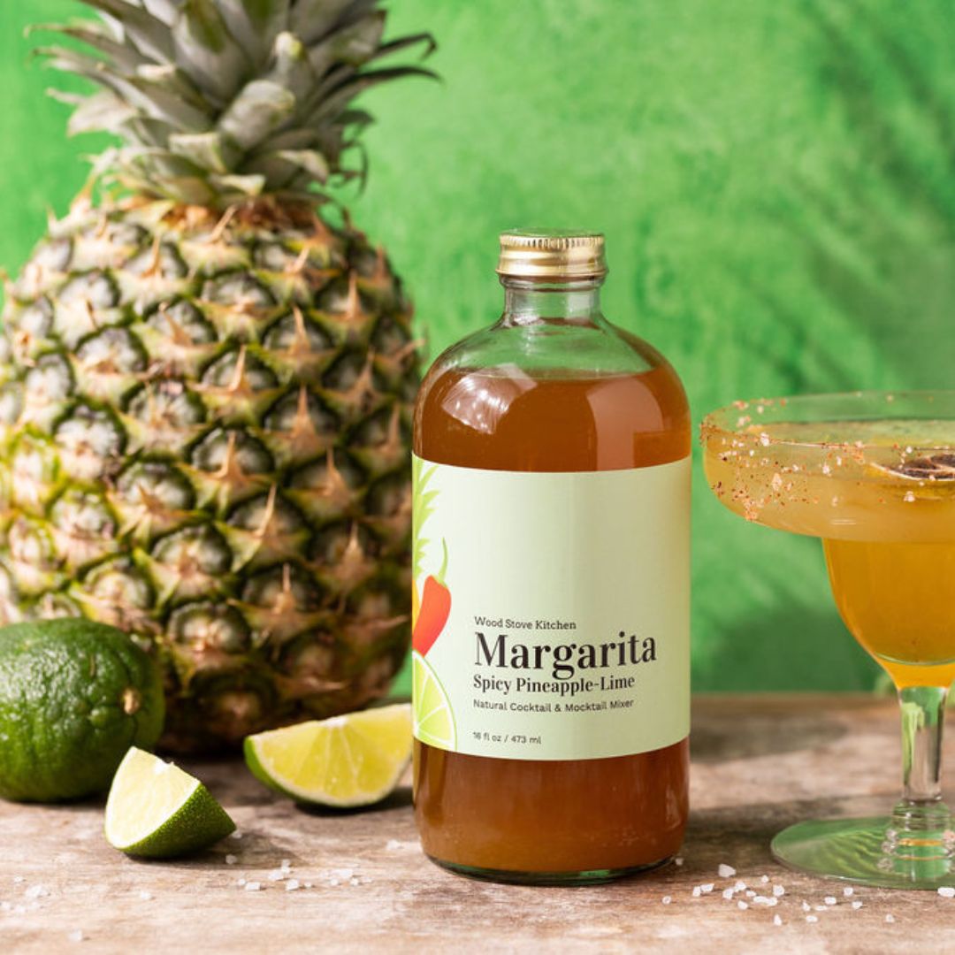 Margarita (Spicy Pineapple & Lime) Cocktail & Mocktail Mixer, 16 fl oz - Tipsy Cocktail Supply Co.