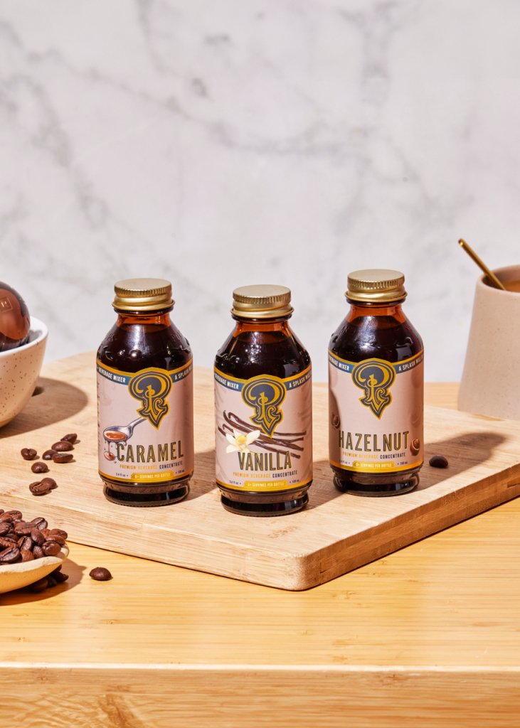 Gift Set - Coffee Syrups - Vanilla, Hazelnut, Caramel - Tipsy Cocktail Supply Co.