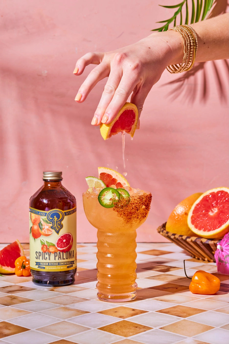 Spicy Paloma Beverage Syrup Concentrate - Tipsy Cocktail Supply Co.
