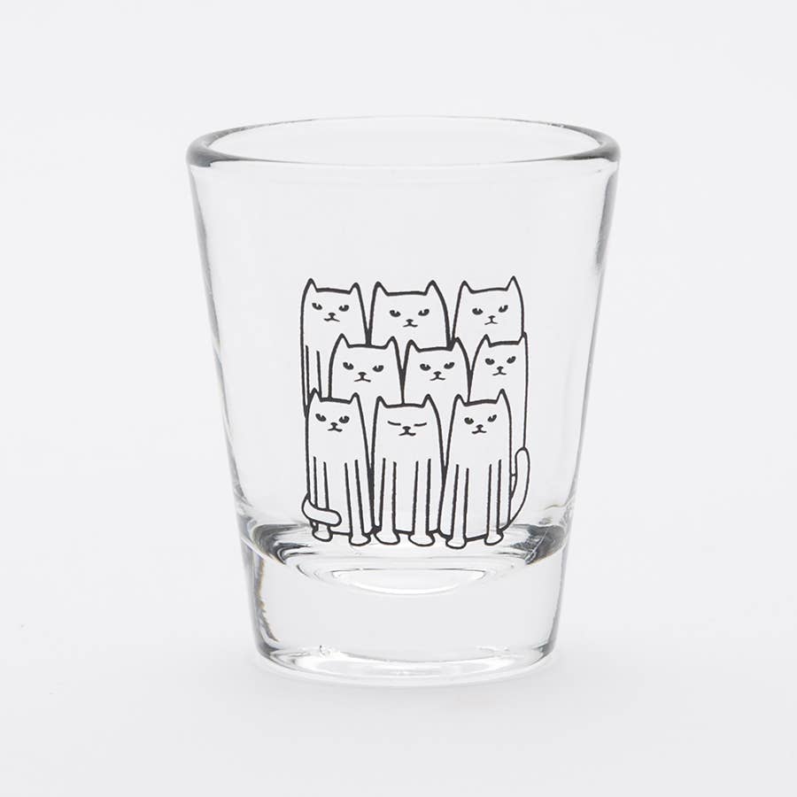 Cat and Dogs Shot Glasses - Tipsy Cocktail Supply Co.