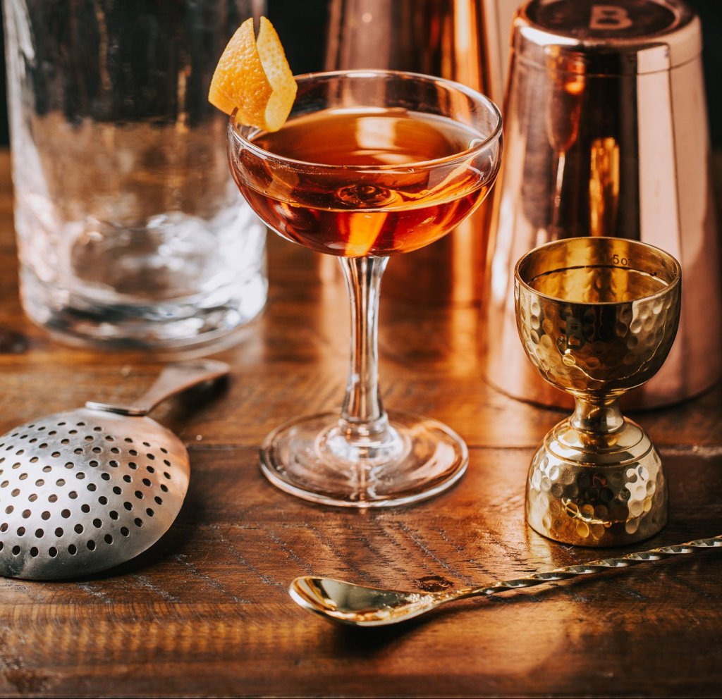 Hammered Bell Jiggers - Tipsy Cocktail Supply Co.