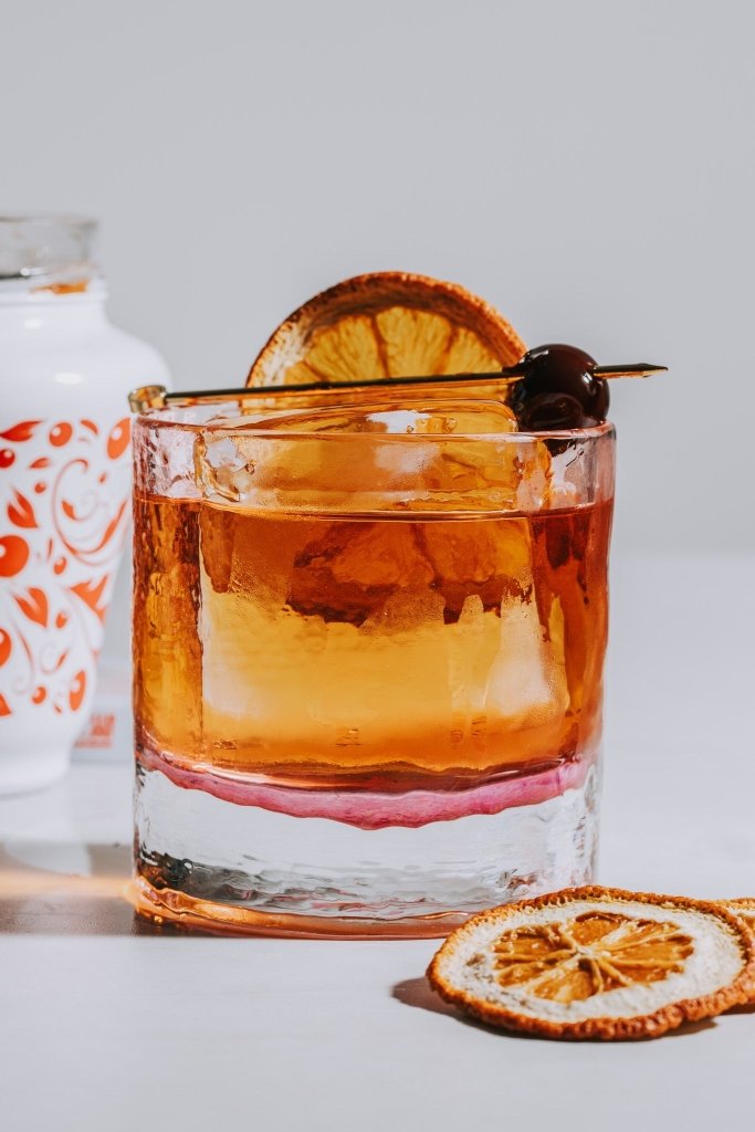 CHERRY BLOSSOM COLLECTION | The Rocks Glasses | Set of 2 | Made in USA - Tipsy Cocktail Supply Co.