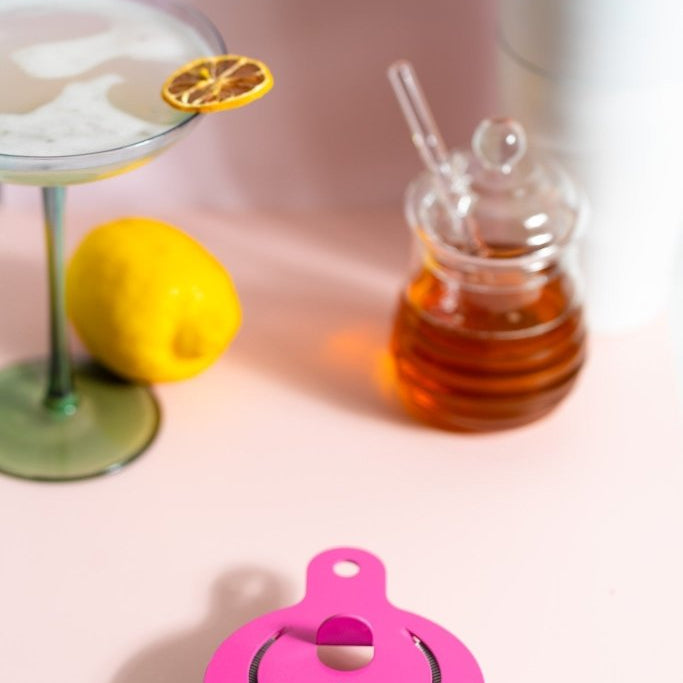 CHERRY BLOSSOM COLLECTION | The Hawthorne Strainer | Made in USA - Tipsy Cocktail Supply Co.