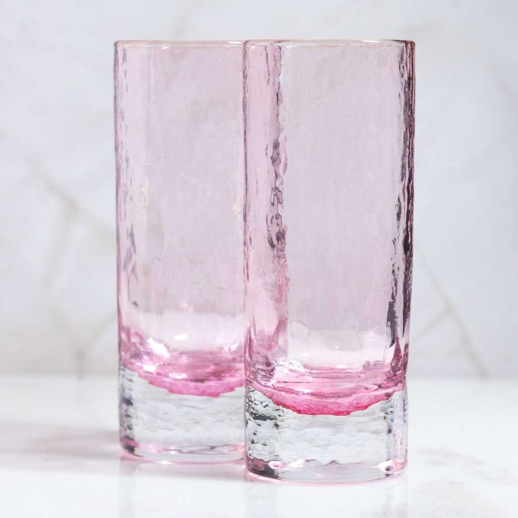 Hand - Blown Highballs | Set of 2 | Made in USA - Tipsy Cocktail Supply Co.