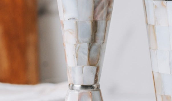 Mother of Pearl Collection | Japanese - Style Jigger - Tipsy Cocktail Supply Co.