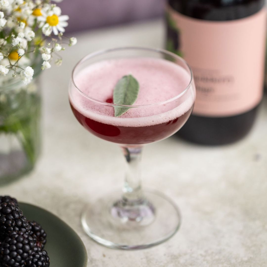 Blackberry & Sage Cocktail & Mocktail Mixer, 16 fl oz - Tipsy Cocktail Supply Co.