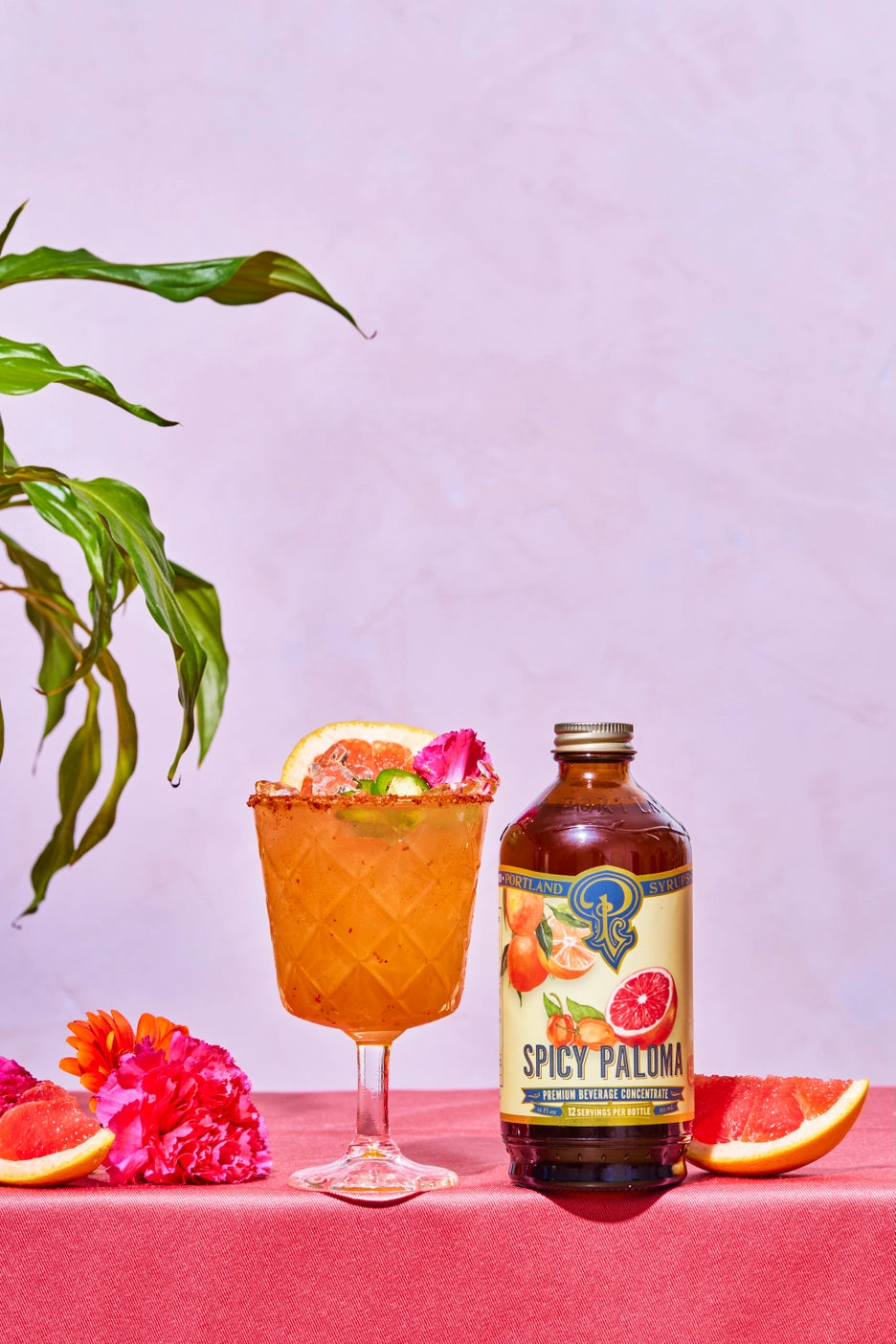 Spicy Paloma Beverage Syrup Concentrate - Tipsy Cocktail Supply Co.
