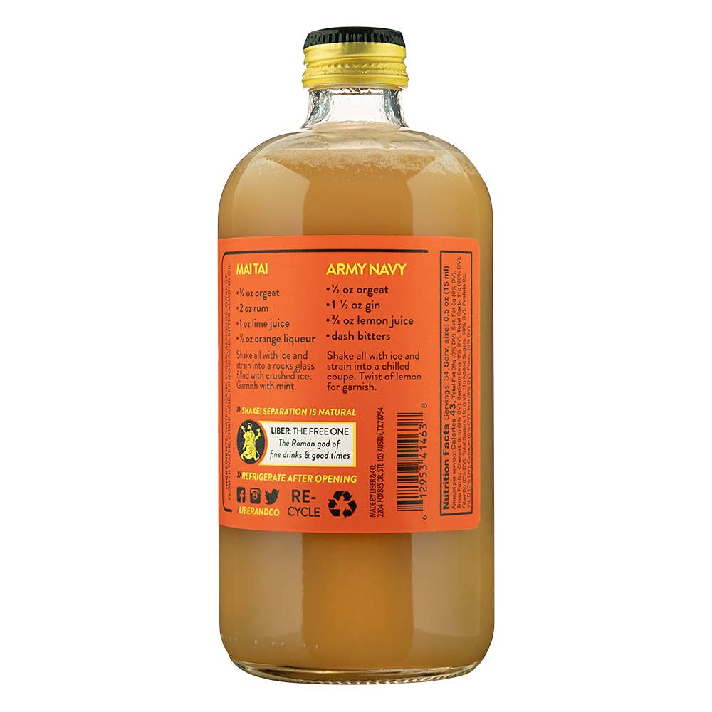 Almond Orgeat Syrup - Tipsy Cocktail Supply Co.