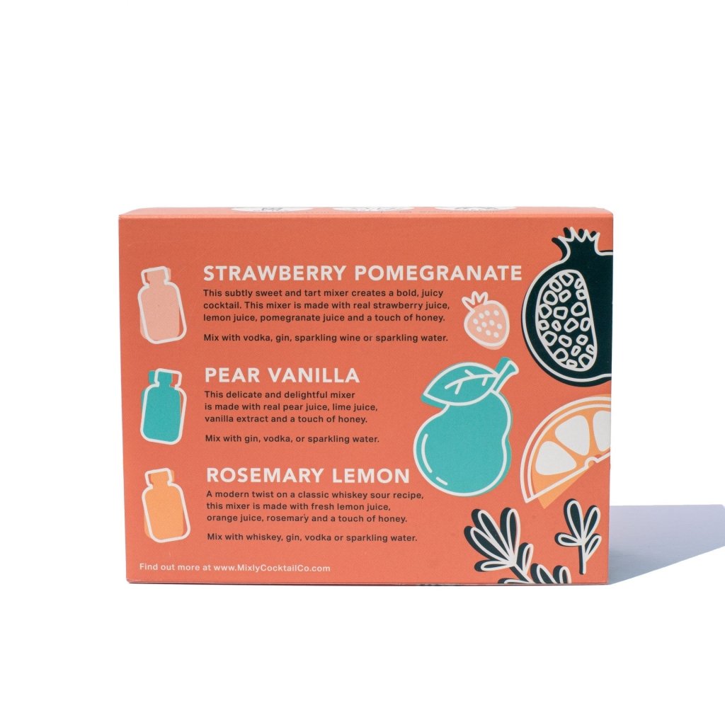 Modern Cocktail Mixer Set | Non Alcoholic Cocktail or Mocktail Mixer Gift Kit - Tipsy Cocktail Supply Co.