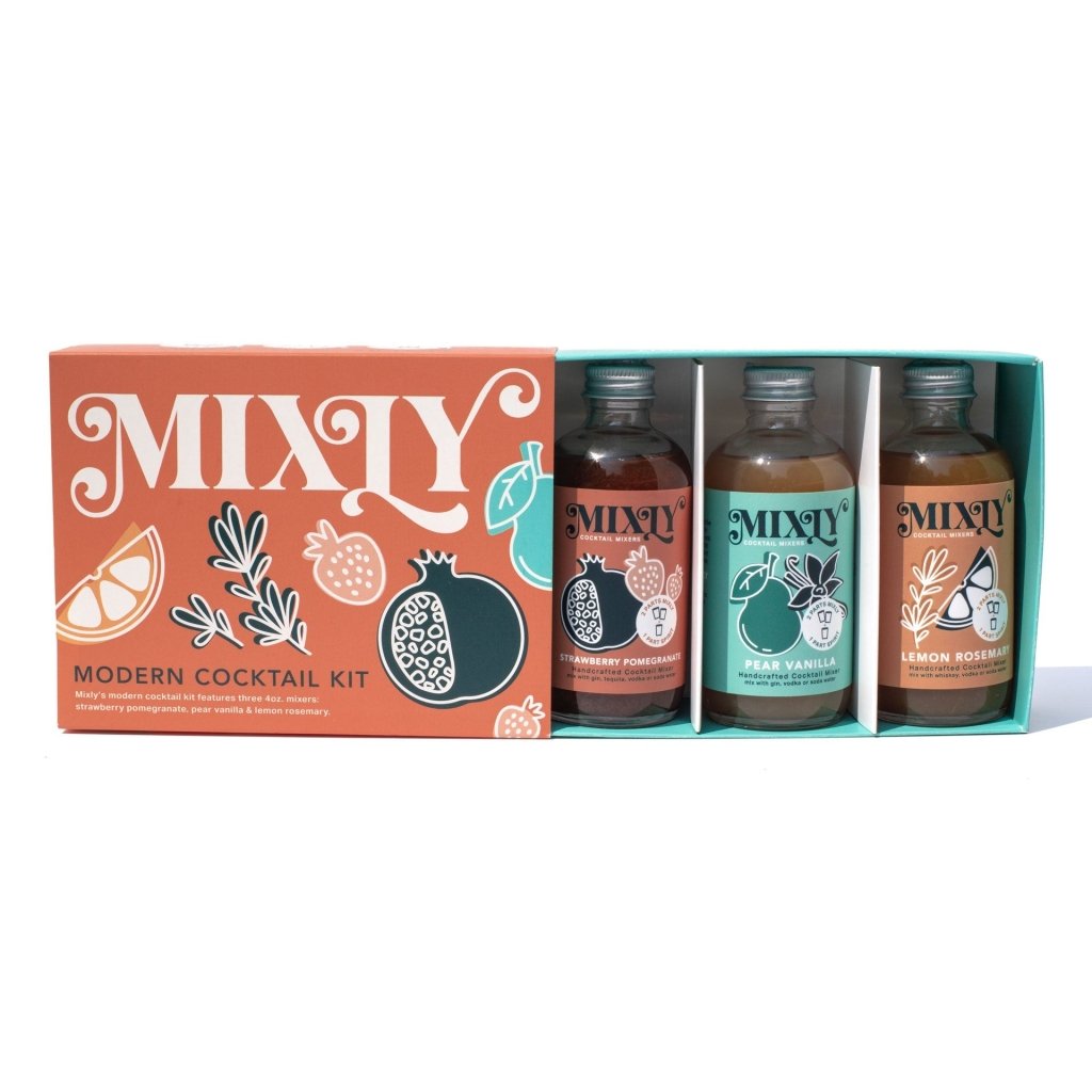 Modern Cocktail Mixer Set | Non Alcoholic Cocktail or Mocktail Mixer Gift Kit - Tipsy Cocktail Supply Co.