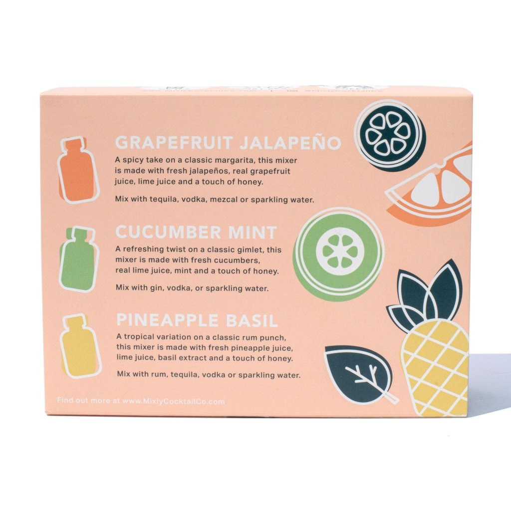 Classic Cocktail Mixer Set | Non Alcoholic Cocktail Mixers & Margarita Mixer Gift Kit - Tipsy Cocktail Supply Co.