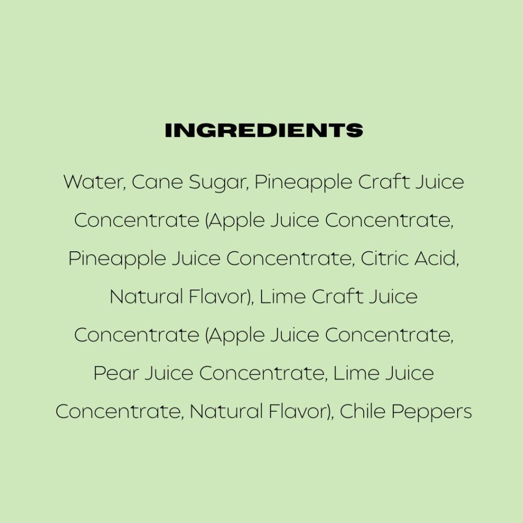 Margarita (Spicy Pineapple & Lime) Cocktail & Mocktail Mixer, 16 fl oz - Tipsy Cocktail Supply Co.