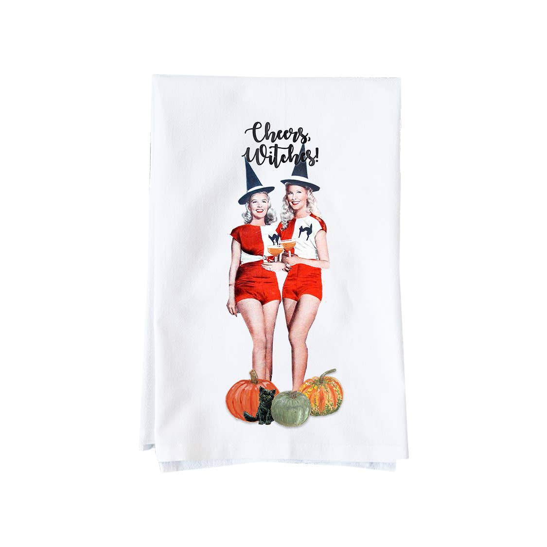 Cheers Witches Bar Towel - Tipsy Cocktail Supply Co.