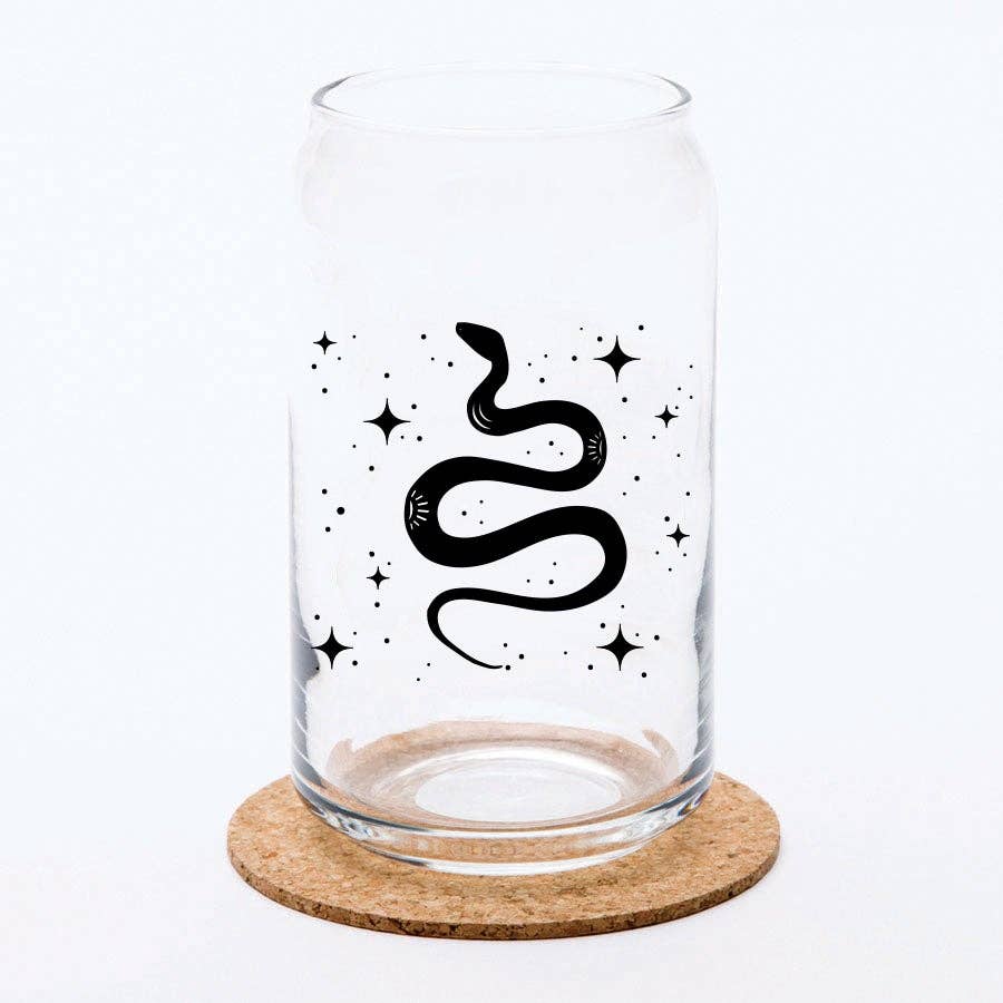 Snake Beer Can Glass - Tipsy Cocktail Supply Co.