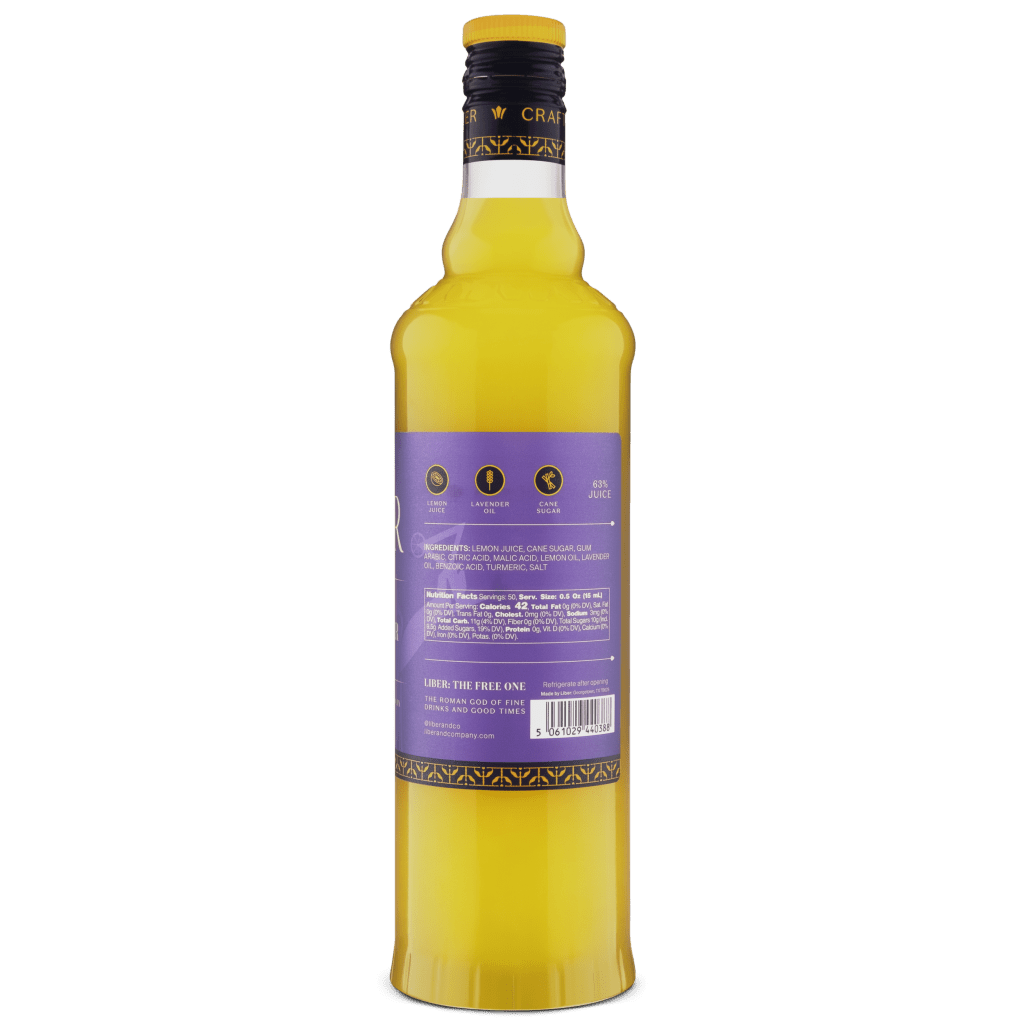 Lemon Lavender Cordial - Tipsy Cocktail Supply Co.