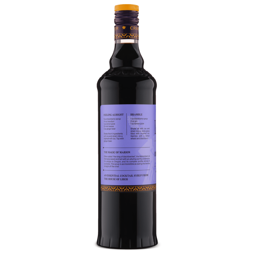 Marion Blackberry Syrup - Tipsy Cocktail Supply Co.