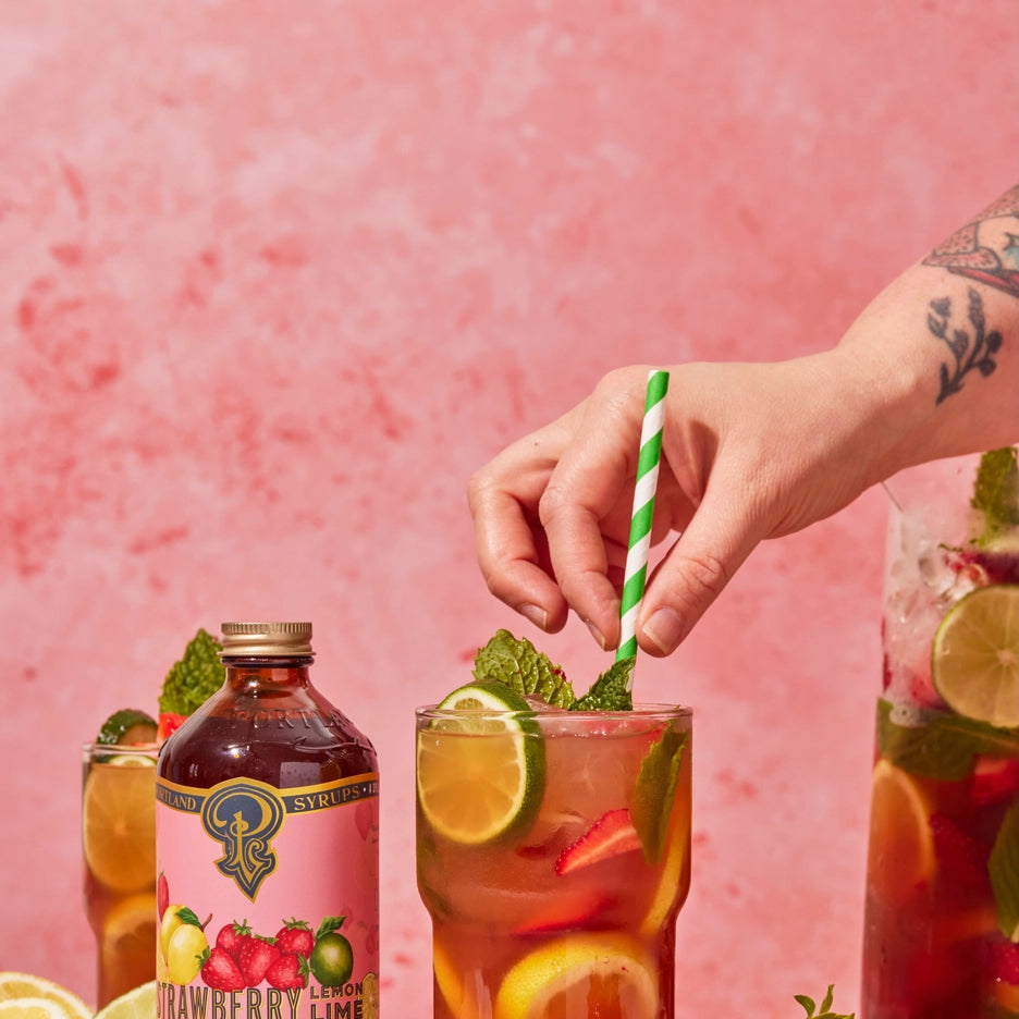 Strawberry Lemon Lime Syrup - Tipsy Cocktail Supply Co.