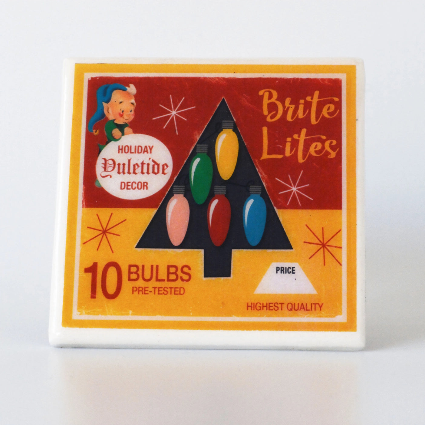 Vintage Christmas Coasters - Tipsy Cocktail Supply Co.