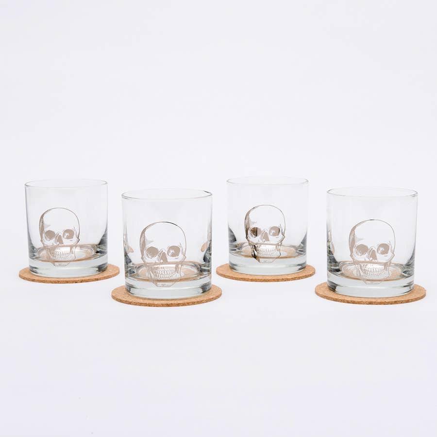 Skull Rocks Glass - Tipsy Cocktail Supply Co.