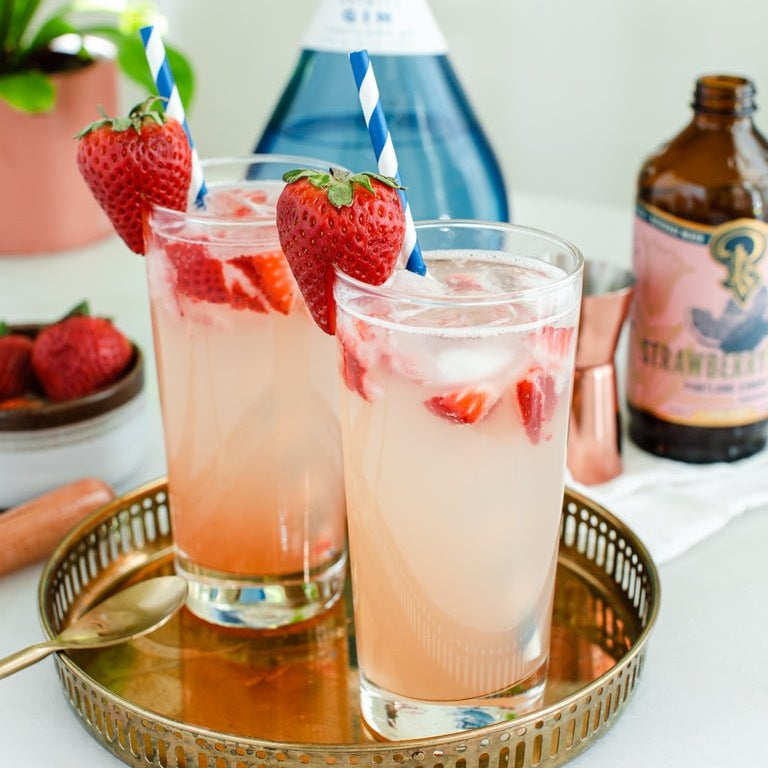 Strawberry Lemon Lime Syrup - Tipsy Cocktail Supply Co.