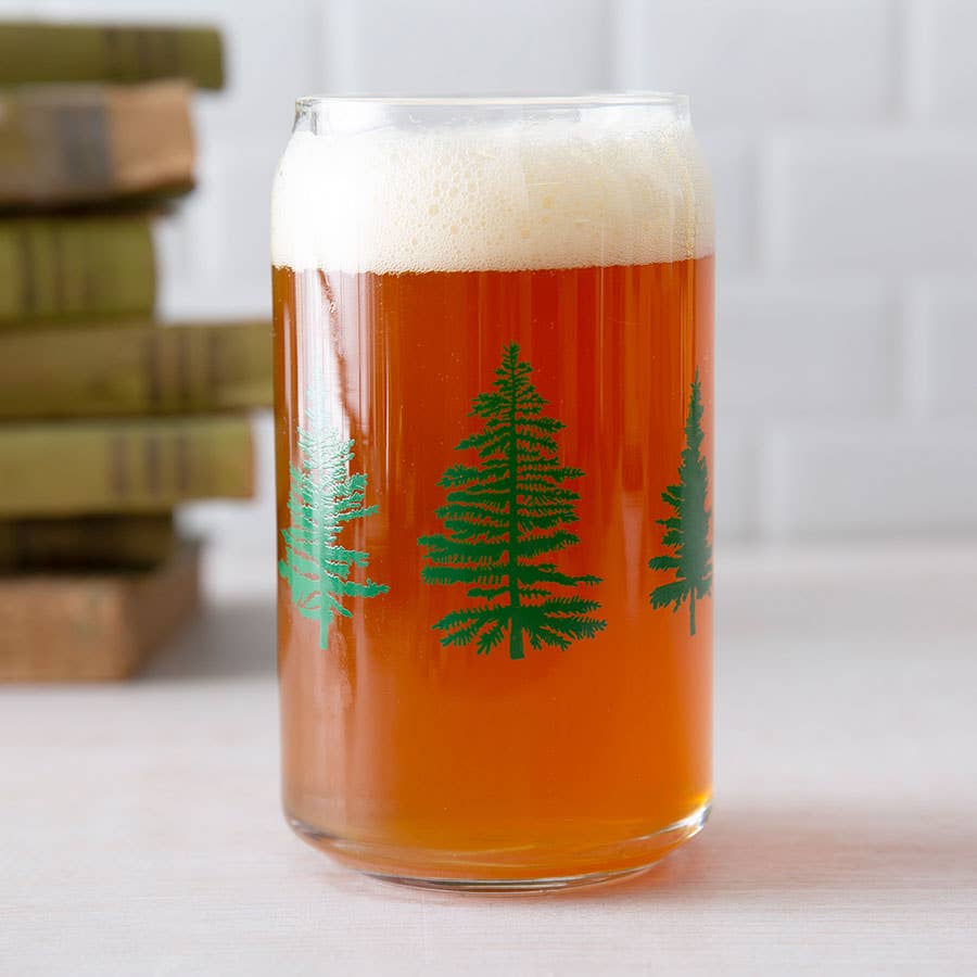 Tree Beer Can Glass - Tipsy Cocktail Supply Co.