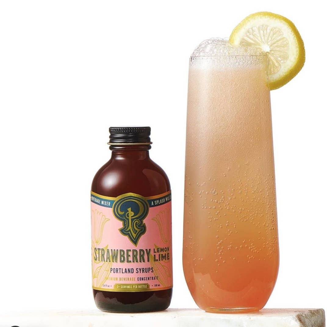 Strawberry Lemon Lime Syrup - Tipsy Cocktail Supply Co.