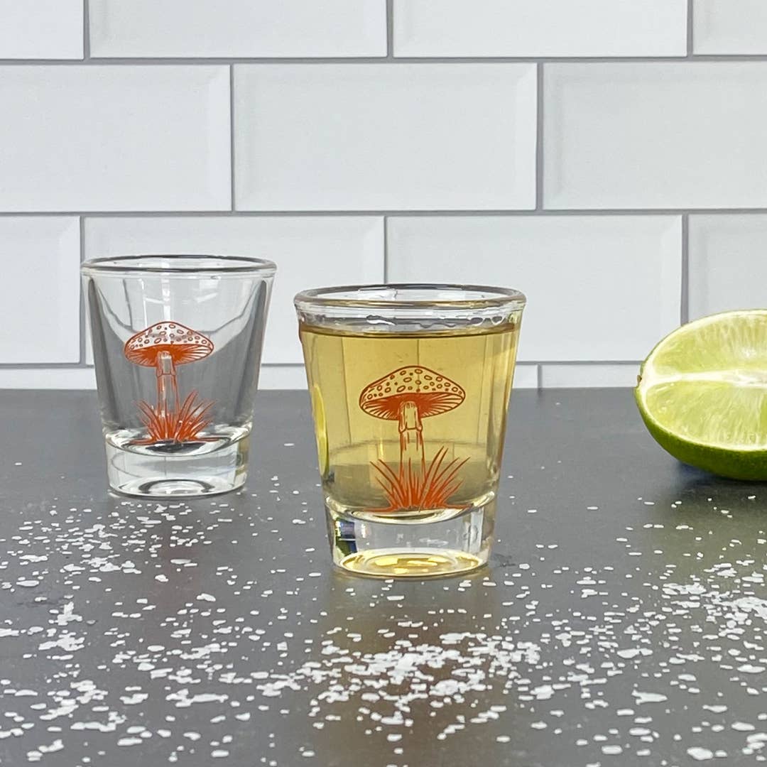 Mushroom Shot Glasses - Tipsy Cocktail Supply Co.