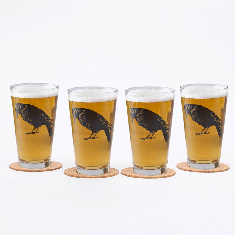 Raven Pint Glass - Tipsy Cocktail Supply Co.