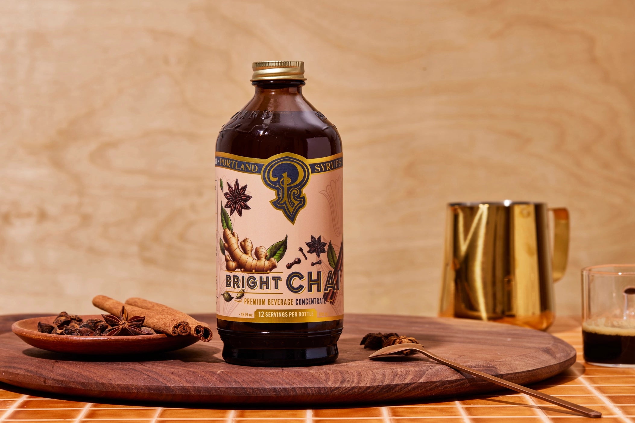 Bright Chai Syrup - Tipsy Cocktail Supply Co.