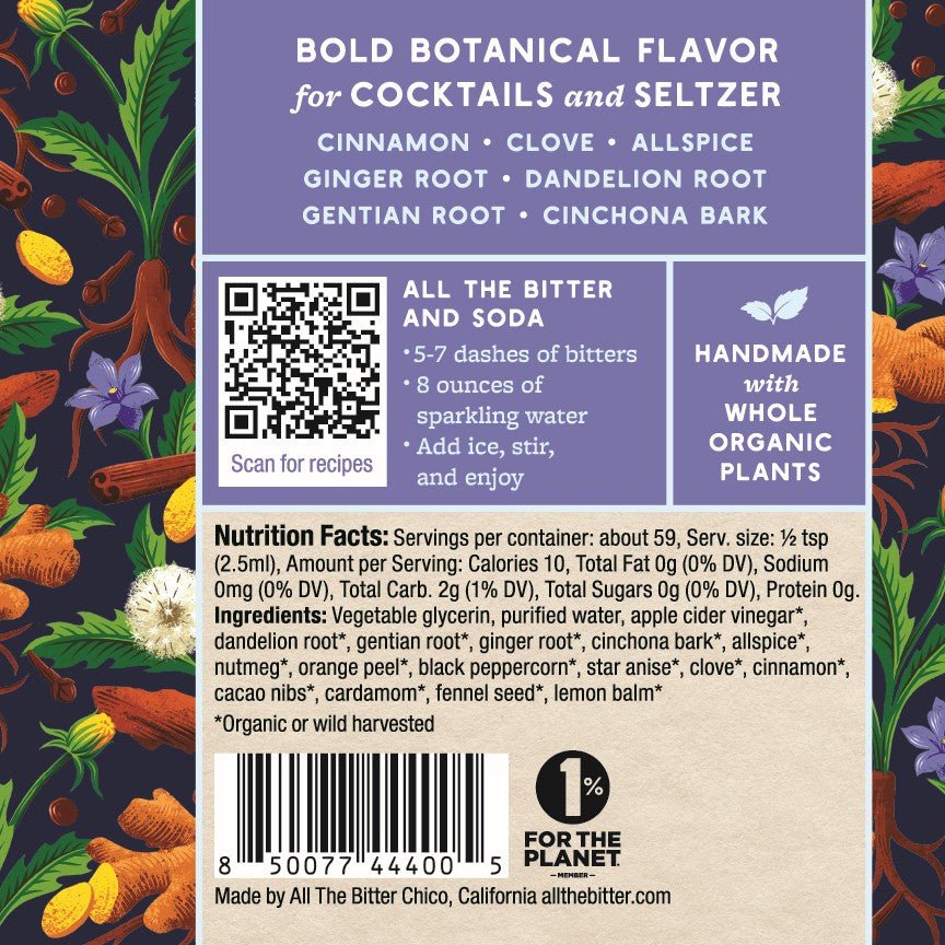 Old Fashioned Aromatic Bitters - Tipsy Cocktail Supply Co.