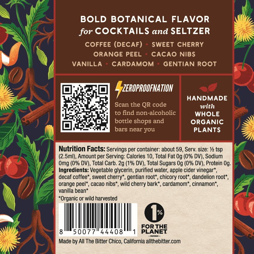 Coffee & Cherry Bitters - Tipsy Cocktail Supply Co.