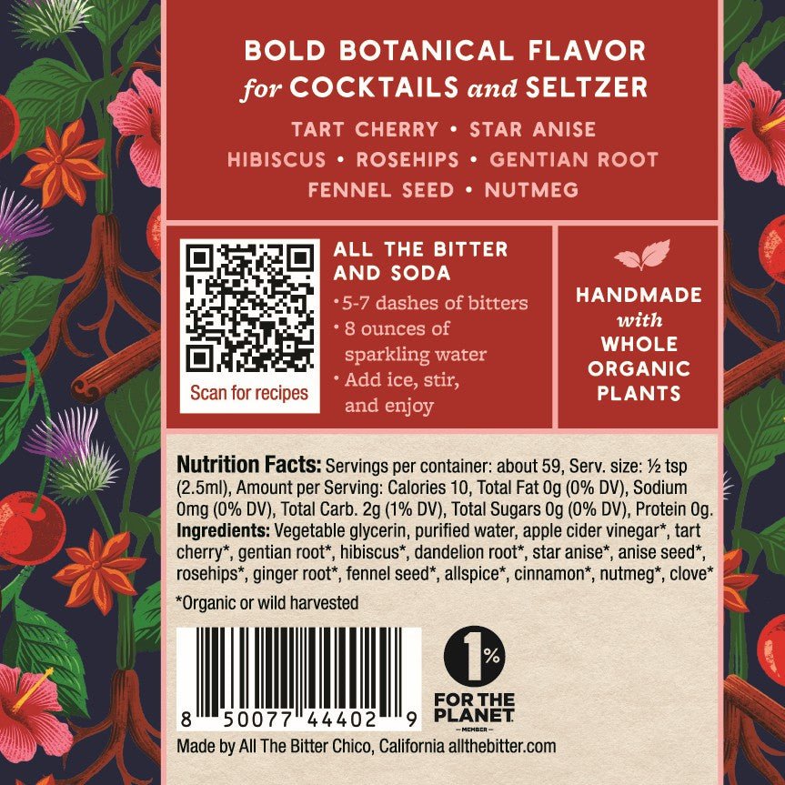 New Orleans Spiced Cherry Bitters - Tipsy Cocktail Supply Co.