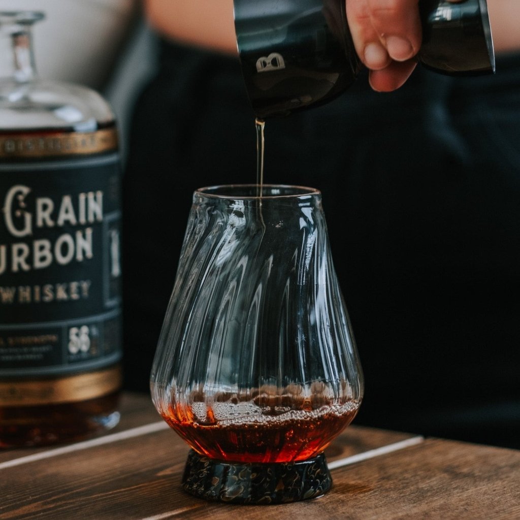 Neat Pour Glass | Hand - Blown | Made in USA - Tipsy Cocktail Supply Co.