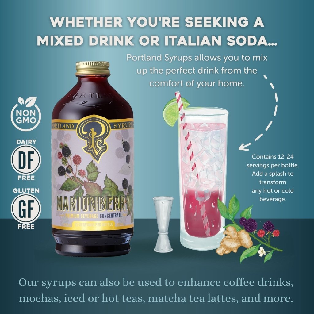 Marionberry Syrup two - pack - Tipsy Cocktail Supply Co.