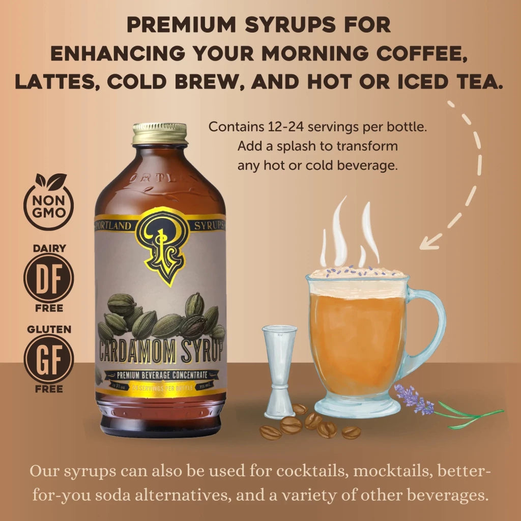 Cardamom Syrup - Tipsy Cocktail Supply Co.