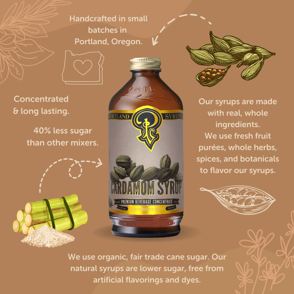 Cardamom Syrup - Tipsy Cocktail Supply Co.