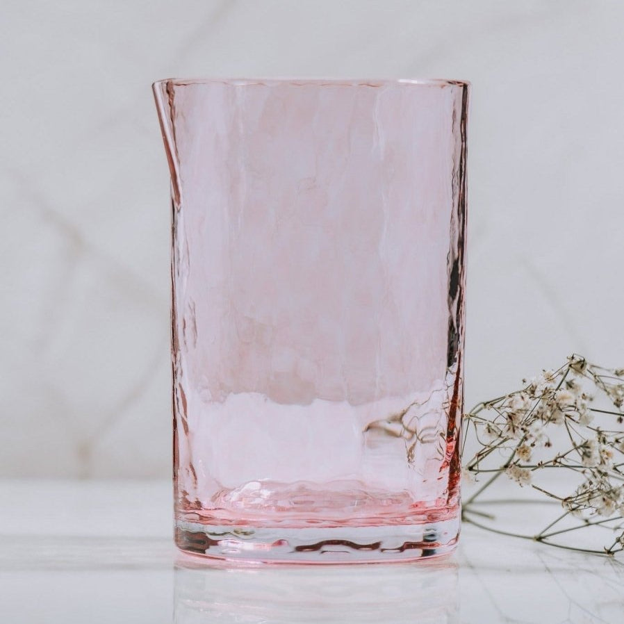 CHERRY BLOSSOM COLLECTION |Artisan Series Mixing Glass | Made in USA - Tipsy Cocktail Supply Co.