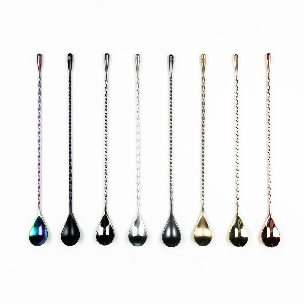 Teardrop Barspoon - 12"/30cm (Standard length) - Tipsy Cocktail Supply Co.