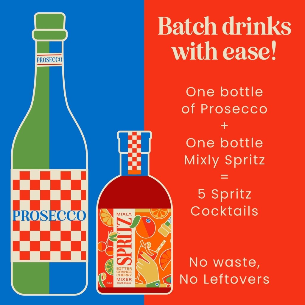 Bitter Orange Cherry Spritz | Non Alcoholic Cocktail & Mocktail Mixer - Tipsy Cocktail Supply Co.