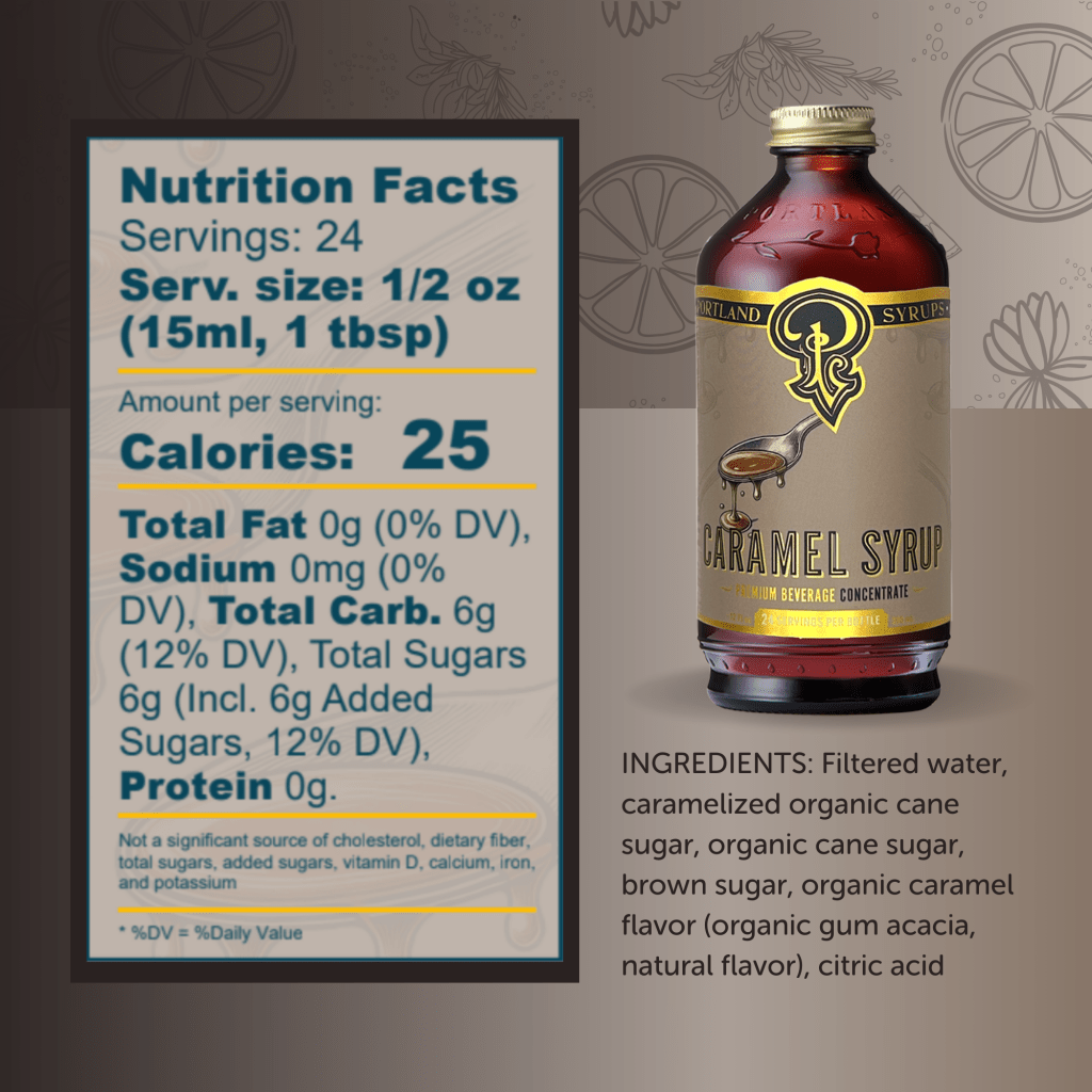 Caramel Syrup - Tipsy Cocktail Supply Co.