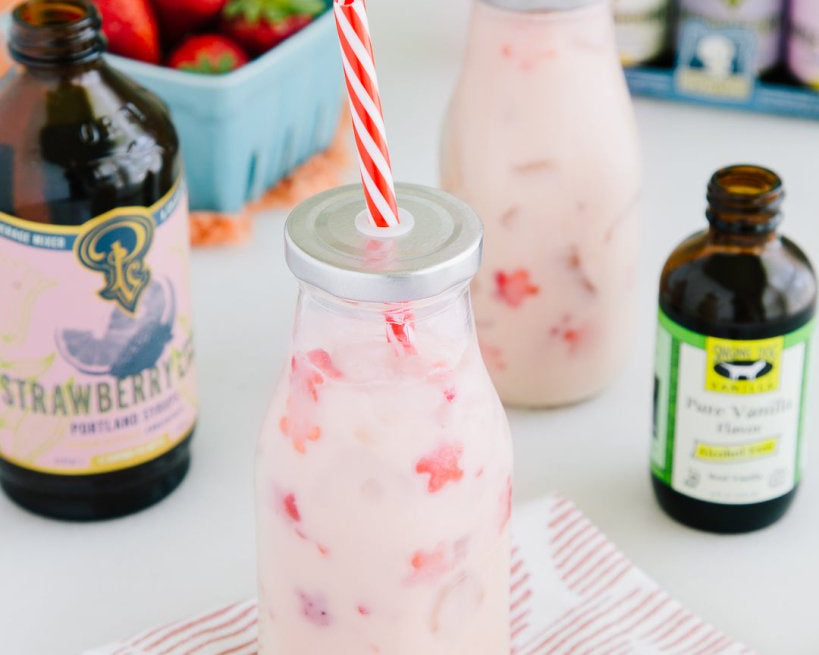 Strawberry Lemon - Lime Syrup two - pack - Tipsy Cocktail Supply Co.