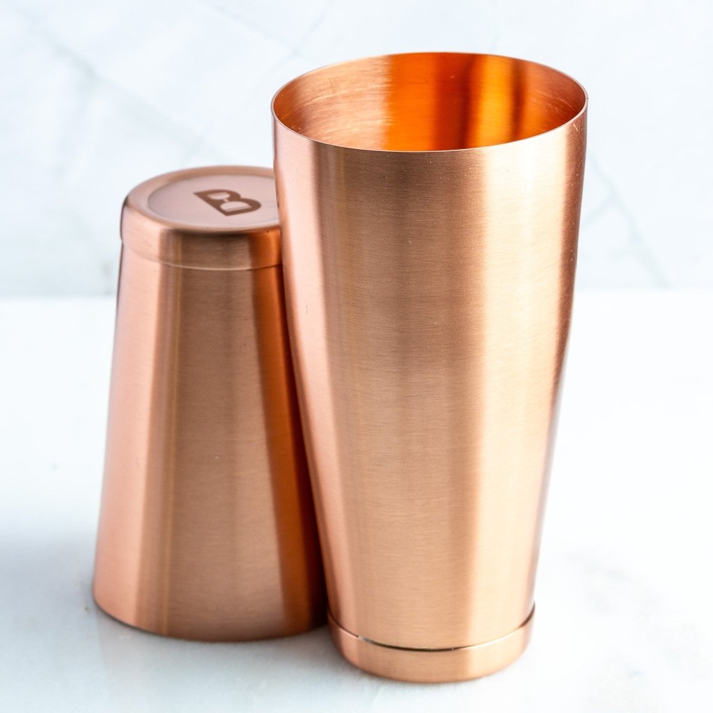 Solid 100% Copper and 100% Brass Shakers - Tipsy Cocktail Supply Co.