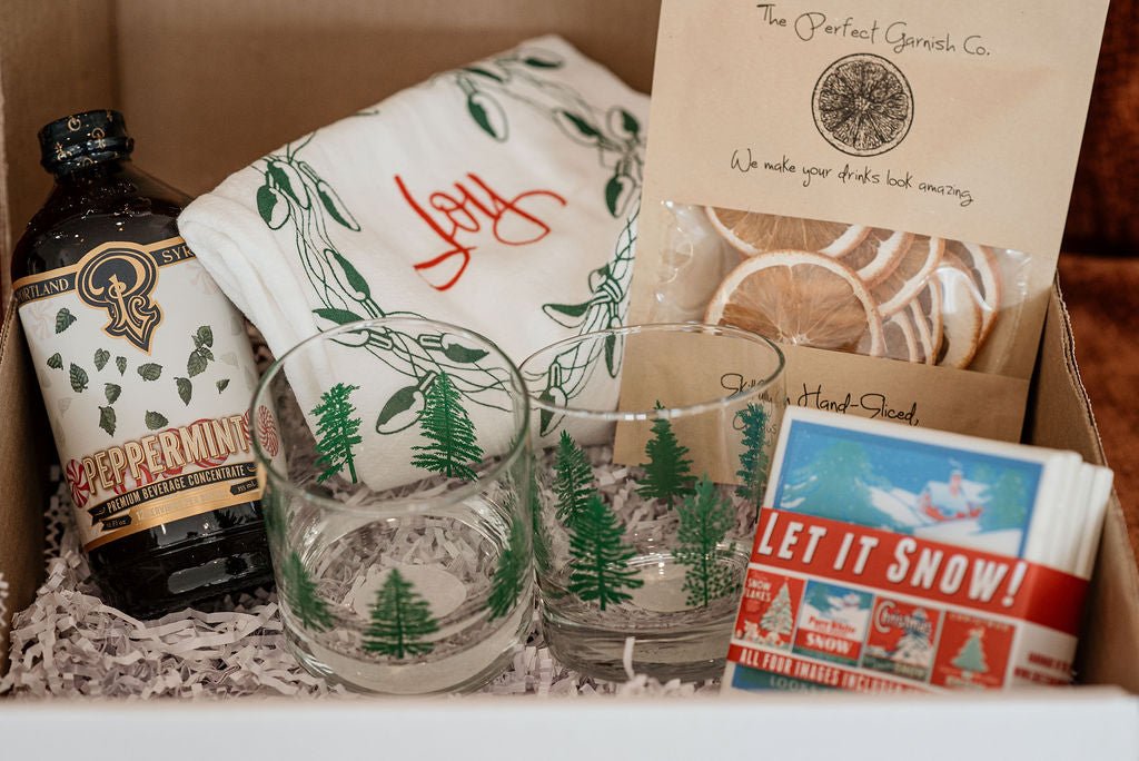 Joy Christmas Cocktail Gift Box Bundle - Tipsy Cocktail Supply Co.