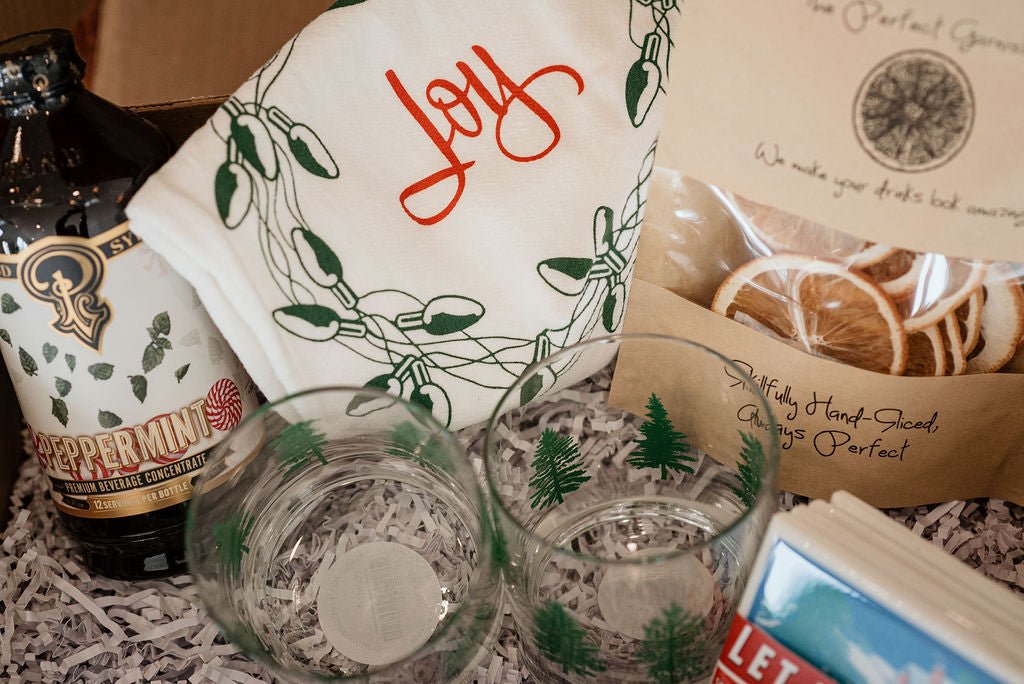 Joy Christmas Cocktail Gift Box Bundle - Tipsy Cocktail Supply Co.