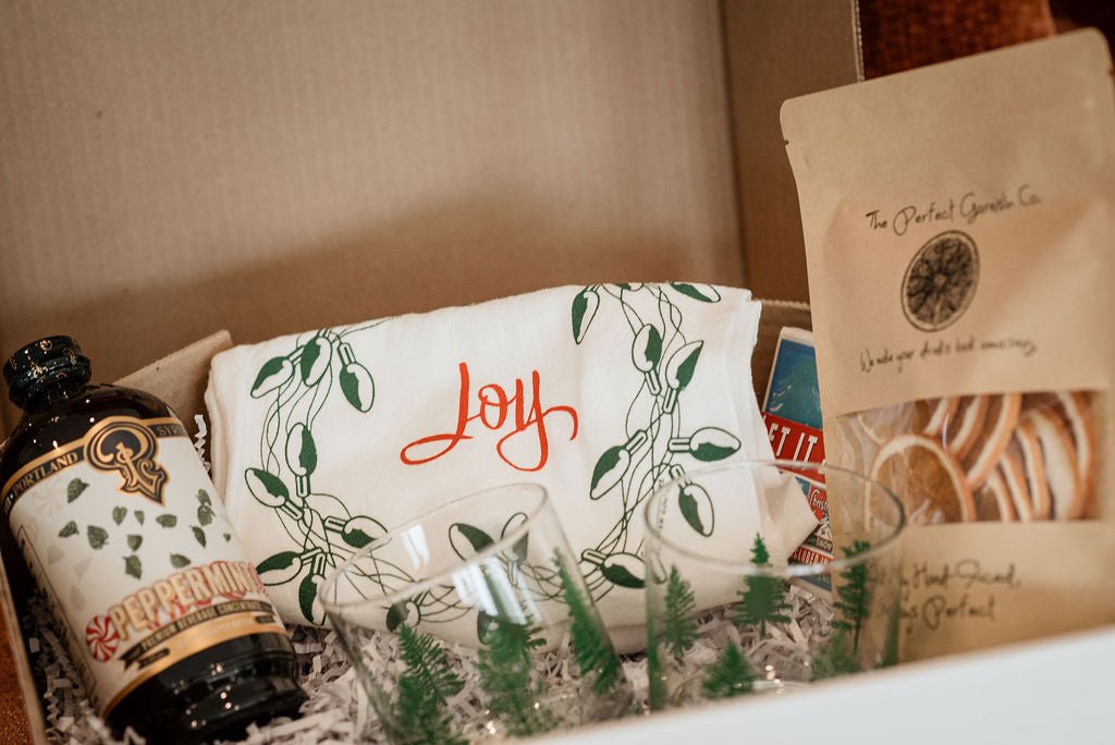 Joy Christmas Cocktail Gift Box Bundle - Tipsy Cocktail Supply Co.